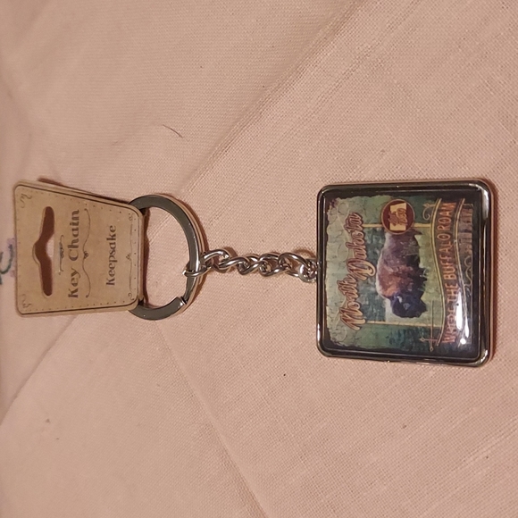 Other - Keychain North Dakota "Where the Buffalo Roam"